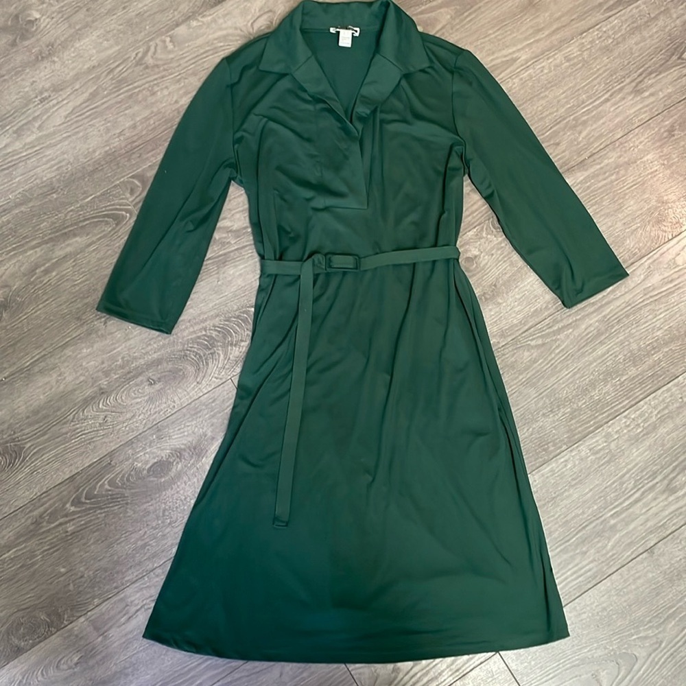Another Story forest green long  Dress Sz large